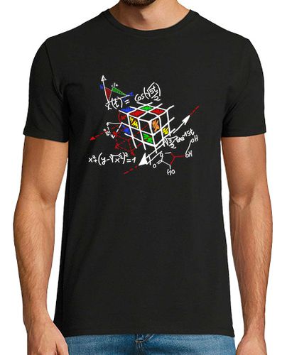 Camiseta Hombre Manga Corta rubik esquema negro laTostadora - latostadora.com - Modalova