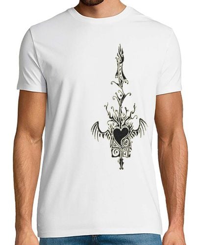 Camiseta Hombre Manga Corta Tatuaje Drakoniano II Chico laTostadora - latostadora.com - Modalova