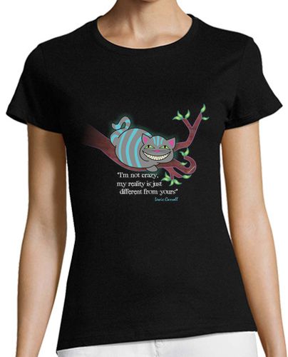 Camiseta mujer Camiseta Cheshire : I´m not crazy - latostadora.com - Modalova