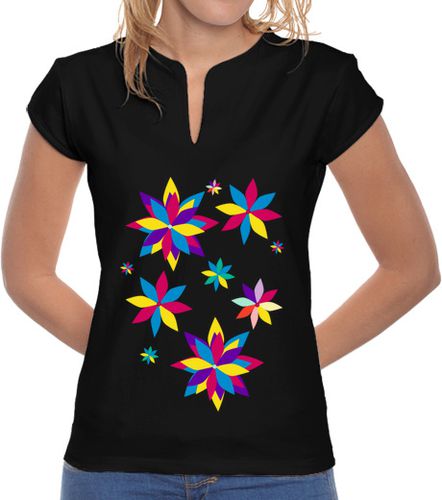 Camiseta mujer molinillos de colores - latostadora.com - Modalova