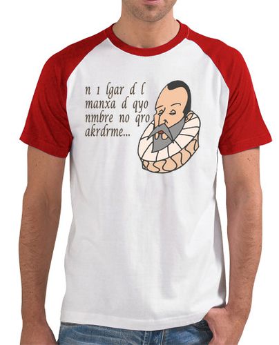 Camiseta Hombre Estilo Béisbol Cervantes laTostadora - latostadora.com - Modalova