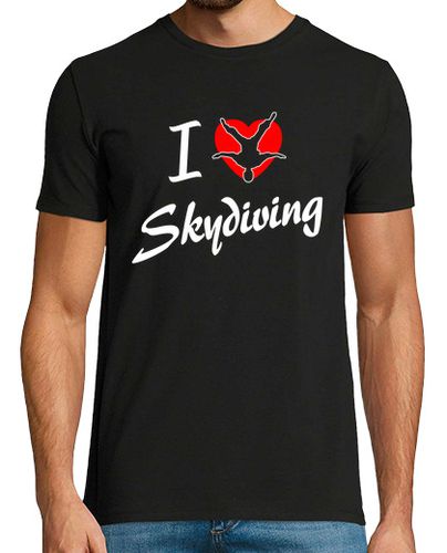 Camiseta Hombre Manga Corta Camiseta I Love Skydiving mod.1 laTostadora - latostadora.com - Modalova