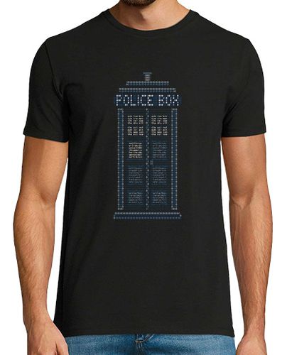 Camiseta Tardis ASCII Art laTostadora - latostadora.com - Modalova