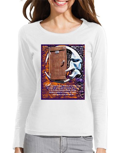 Camiseta mujer El Hombre de la Luna chica manga larga - latostadora.com - Modalova