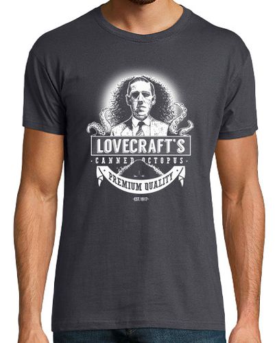Camiseta Lovecraft's Canned Octopus (Clara) - latostadora.com - Modalova