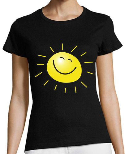 Camiseta mujer Happy Sun - latostadora.com - Modalova