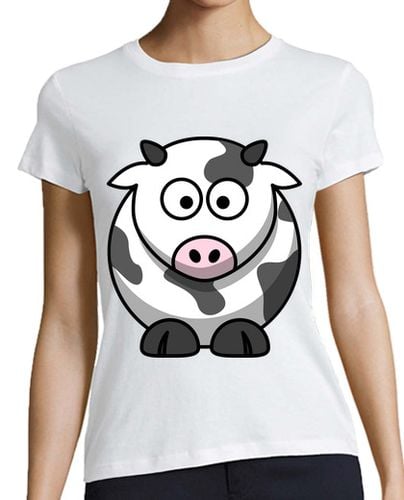 Camiseta Mujer Manga Corta Cow laTostadora - latostadora.com - Modalova