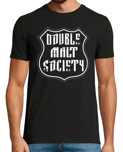 Camiseta Hombre Manga Corta DoubleMaltSociety (Primera camiseta oficial) laTostadora - latostadora.com - Modalova