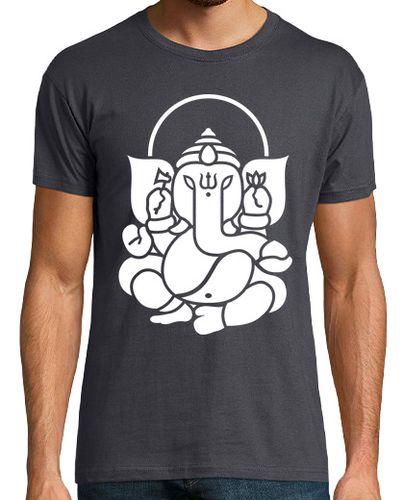 Camiseta Ganesh Ganesha Elefante No.3 (blanco) laTostadora - latostadora.com - Modalova