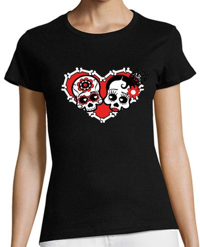 Camiseta mujer Muertos de Amor color - latostadora.com - Modalova
