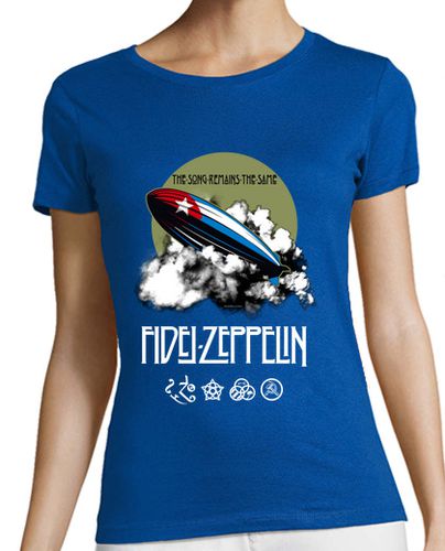 Camiseta mujer Fidel Zeppelin - latostadora.com - Modalova