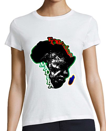 Camiseta mujer Nelson Mandela Tribute - latostadora.com - Modalova