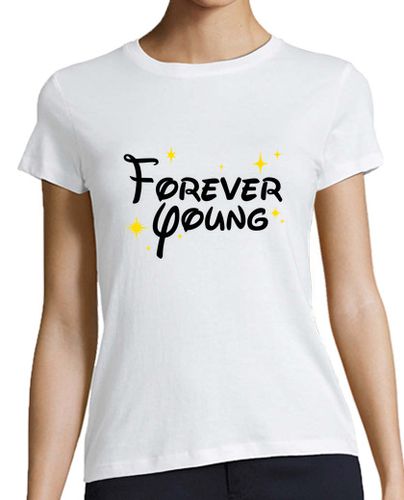 Camiseta mujer Forever Young Disney laTostadora - latostadora.com - Modalova