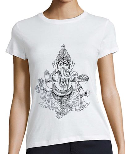 Camiseta mujer Ganesha negro laTostadora - latostadora.com - Modalova