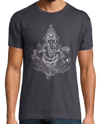 Camiseta Hombre Manga Corta Ganesha blanco laTostadora - latostadora.com - Modalova