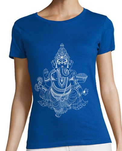 Camiseta mujer Ganesha blanco - latostadora.com - Modalova