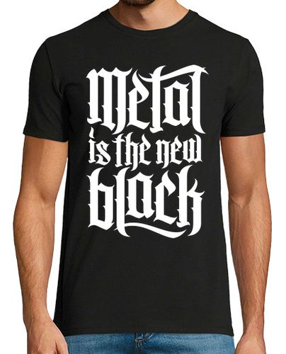 Camiseta Metal is the new black No.3 (blanco) - latostadora.com - Modalova
