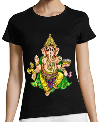 Camiseta Mujer Manga Corta Ganesha color laTostadora - latostadora.com - Modalova