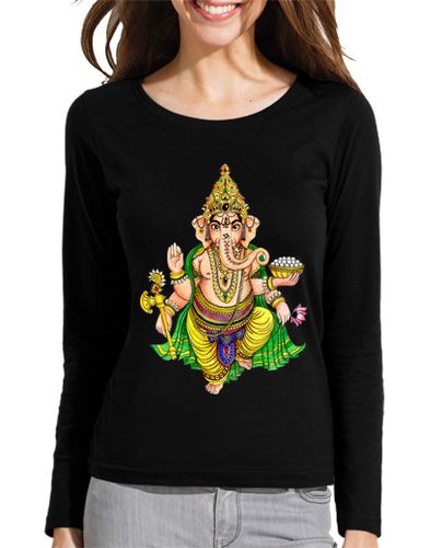 Camiseta mujer Ganesha color - latostadora.com - Modalova