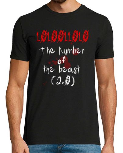 Camiseta The Number of The Beast (Binary) laTostadora - latostadora.com - Modalova