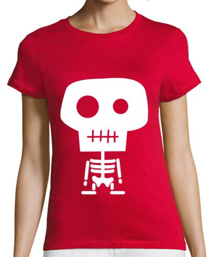 Camiseta mujer Camiseta manga corta chica Esqueleto varios colores - latostadora.com - Modalova
