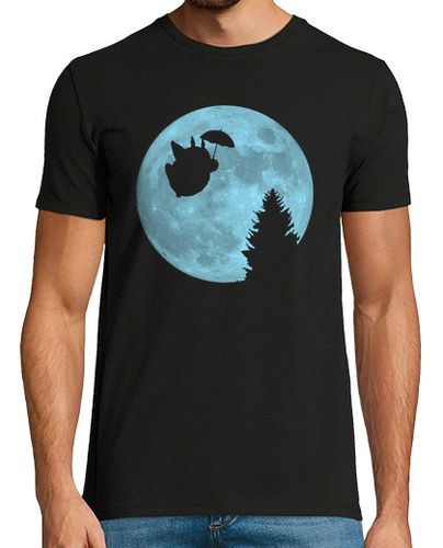 Camiseta Totoro volando bajo la luna - latostadora.com - Modalova