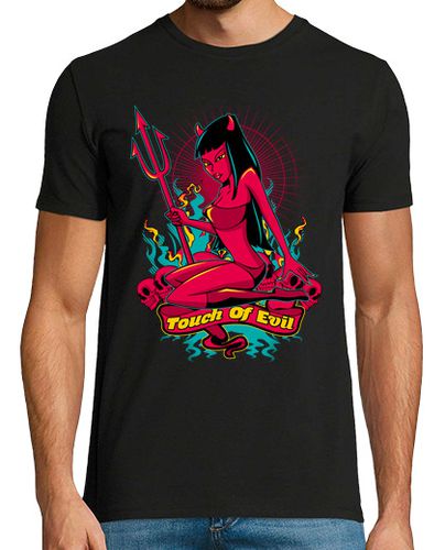 Camiseta Diablo Pin-Up Chica - Touch of evil - latostadora.com - Modalova