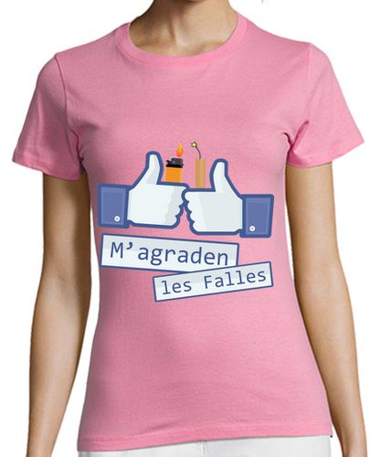 Camiseta mujer M’agraden Chica - latostadora.com - Modalova