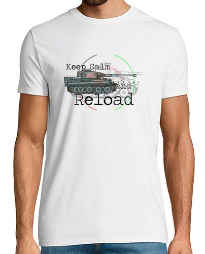 Camiseta Keep calm and reload the tiger - latostadora.com - Modalova