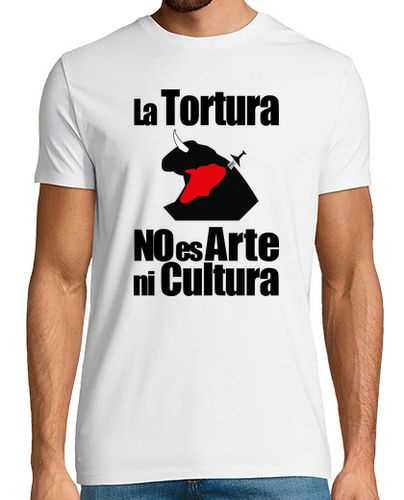 Camiseta La Tortura No Es Arte Ni Cultura (Toros No) - latostadora.com - Modalova