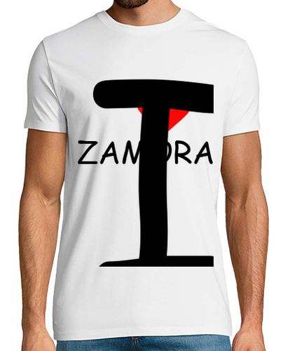 Camiseta Hombre Manga Corta I love Zamora - Camiseta laTostadora - latostadora.com - Modalova