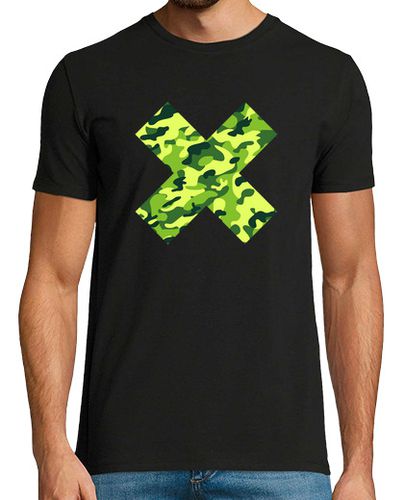 Camiseta X Cruz - Camuflaje - latostadora.com - Modalova