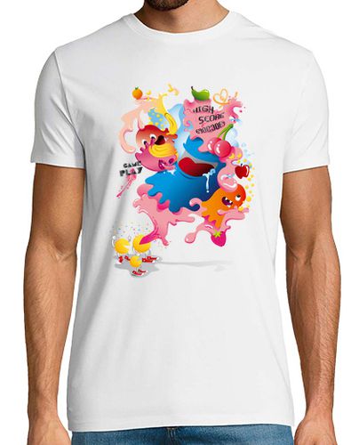 Camiseta Pacman Videojuego Retro Gamer - latostadora.com - Modalova