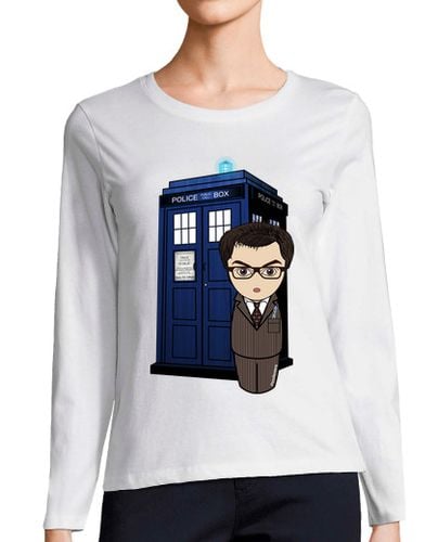 Camiseta mujer Kokeshi Dr. Who y Tardis laTostadora - latostadora.com - Modalova