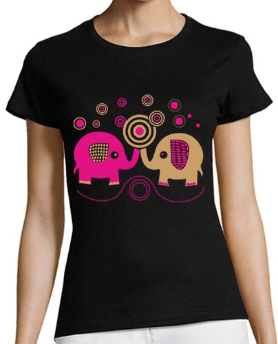 Camiseta mujer Elefantes - latostadora.com - Modalova