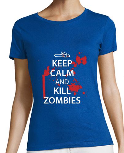 Camiseta mujer Moto Zombies - latostadora.com - Modalova