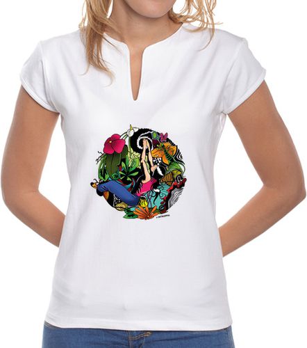 Camiseta Mujer Cuello Mao Climbing world laTostadora - latostadora.com - Modalova