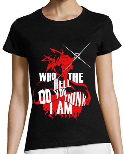 Camiseta mujer WHO THE HELL DO YOU THINK I AM!? (chica) - latostadora.com - Modalova