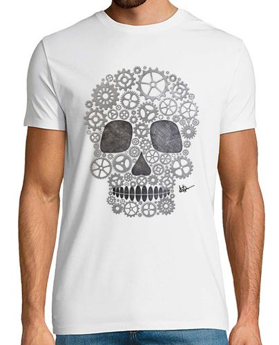Camiseta Calavera Steampunk Silver !!! - latostadora.com - Modalova