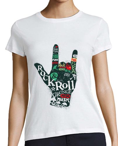 Camiseta Mujer Manga Corta Rocker laTostadora - latostadora.com - Modalova