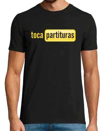 Camiseta Camiseta tocapartituras Logo Chico, manga corta, negra, calidad extra laTostadora - latostadora.com - Modalova