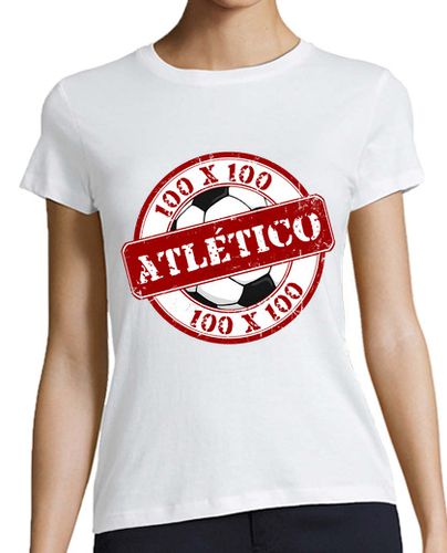 Camiseta mujer Atlético de Madrid - latostadora.com - Modalova
