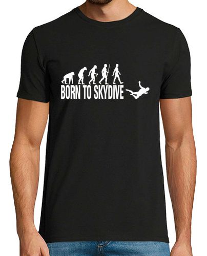 Camiseta Hombre Manga Corta Camiseta Born to Skydive mod.1 laTostadora - latostadora.com - Modalova