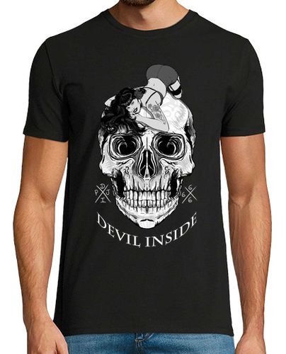 Camiseta pin up devilinside BN - latostadora.com - Modalova
