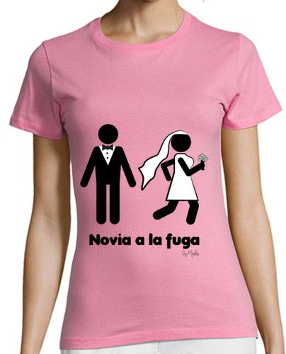 Camiseta mujer ¡Novia a la fuga! - latostadora.com - Modalova