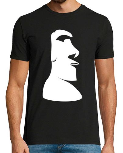 Camiseta Hombre Manga Corta Moai Isla de Pascua laTostadora - latostadora.com - Modalova