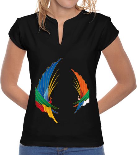 Camiseta mujer Grullas camiseta - latostadora.com - Modalova