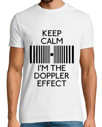 Camiseta Hombre Manga Corta Keep calm I'm the Doppler effect laTostadora - latostadora.com - Modalova