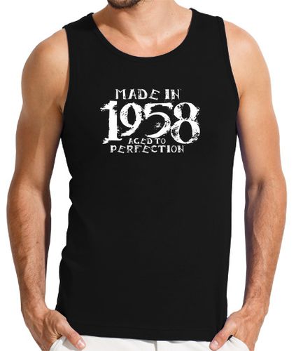 Camiseta Hombre Sin Mangas 1958 KiraLynn Blanco laTostadora - latostadora.com - Modalova