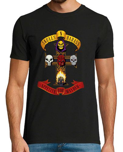 Camiseta Skulls and Badass - latostadora.com - Modalova